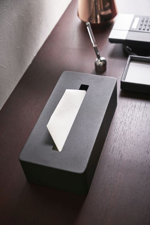 Yamazaki Tissuebox - Tower - Zwart - vtwonen shop