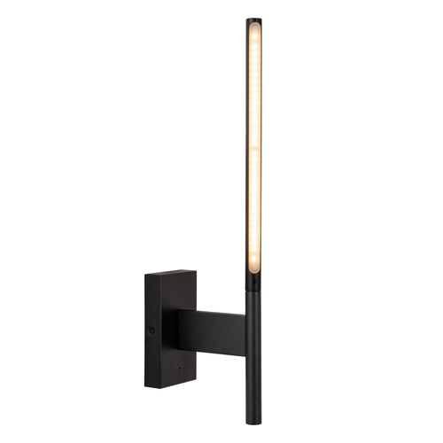Lucide wandlamp FINAN - Geïntegreerde LED - Zwart