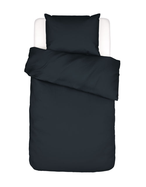 Essenza Minte dekbedovertrek - Eenpersoons – 140x200/220 cm - Nightblue