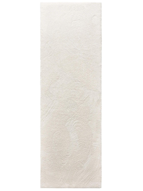 benuta wasbaar shaggy loper Melvin - crème - 70x200 cm