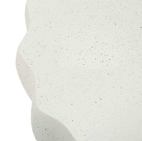 Mauro Ferretti bijzettafel - Ø 36x47,5 - wit