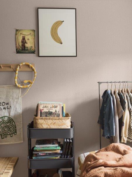 Borastapeter behang effen roze - 53 cm x 10.05 m - 660465 - vtwonen shop