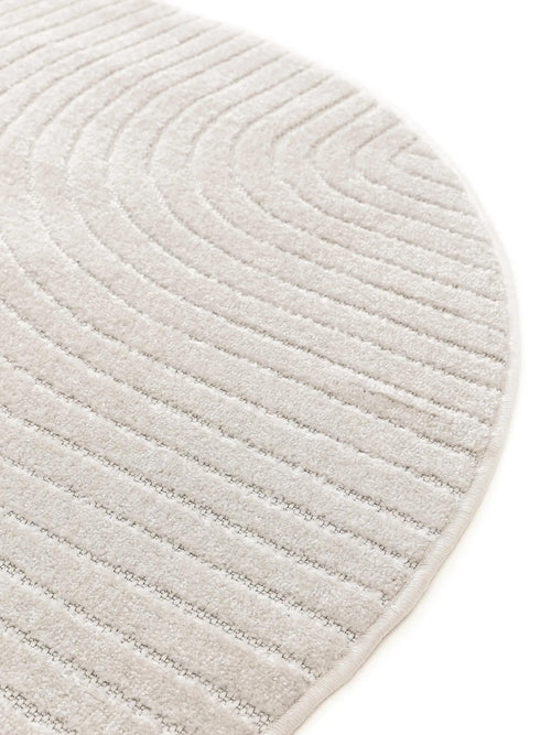 benuta binnen- en buitenkleed Mars - crème - ø 160 cm