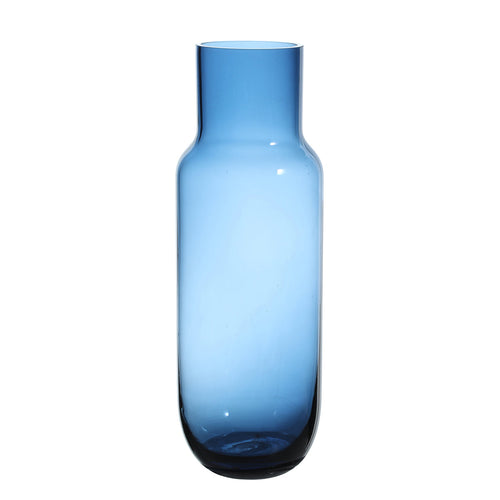 Sia Deco Vaas Decoratief - blauw - glas - H42 - vtwonen shop