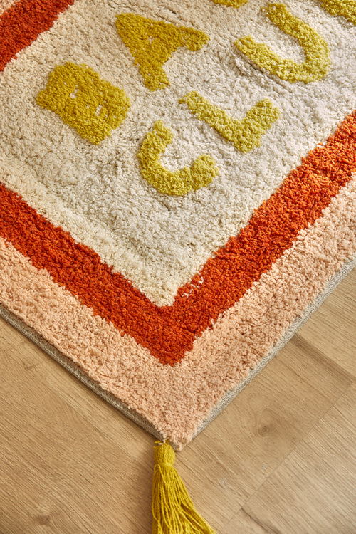 Calma House Badmat Club - Oranje - 50x70