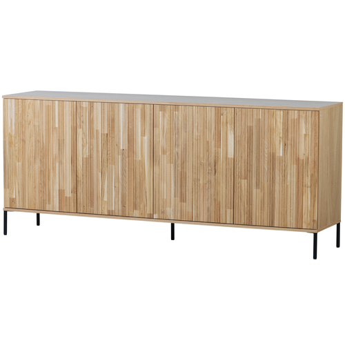 WOOOD dressoir New Gravure - Eiken - Naturel - 85x200x44 - vtwonen shop