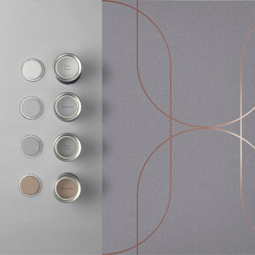 Graham & Brown Vliesbehang - Palais Grey & Rose Gold - 10mx53cm - vtwonen shop