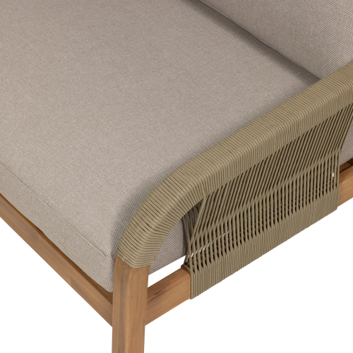 WOOOD loungeset tuin Taro - Acacia Hout - Naturel - 67x232x232
