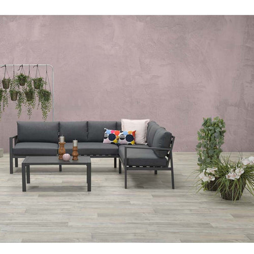 Lexington loungeset - 4-delig - rechts - carbon black - reflex black - vtwonen shop