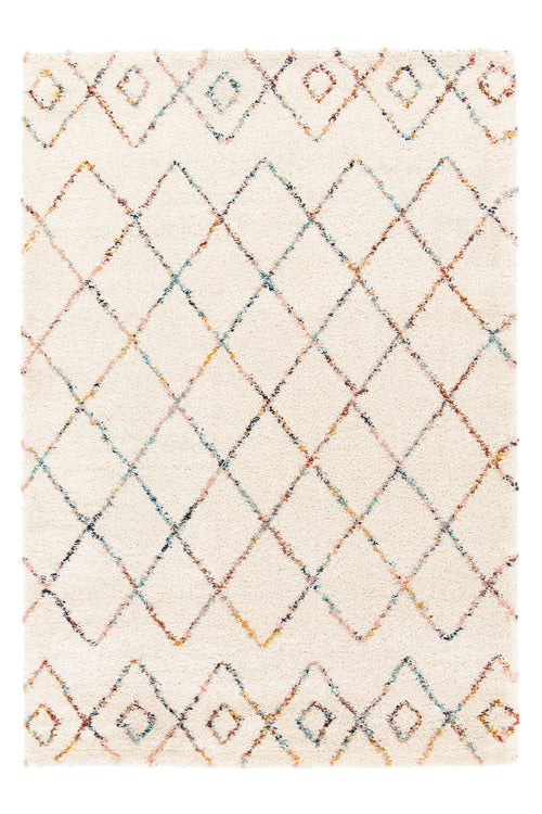 AFK Living vloerkleed  Harlequin - shaggy - beige - 140 x 200 cm