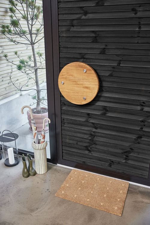 OYOY Deurmat met stippen Dot - hout - vtwonen shop