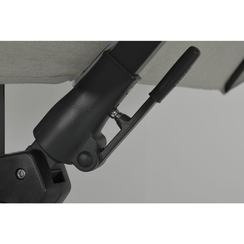 Hawaii Deluxe parasol - 300x300 cm - carbon black - royal zand