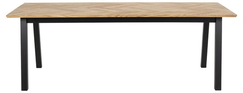 Lisomme Hilly houten eettafel visgraat - 220 x 95 cm - vtwonen shop