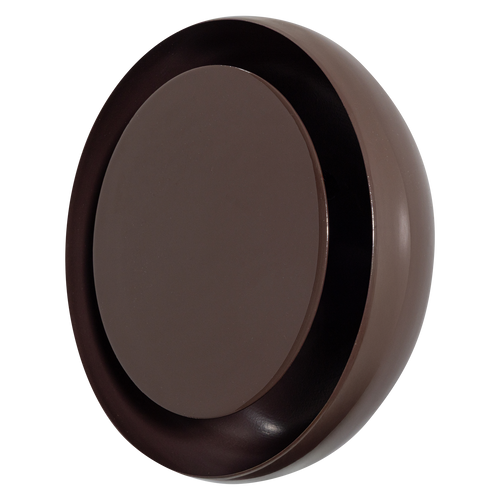 WOOOD wandlamp rond Gloomy - Metaal - Bruin - 30x30x13