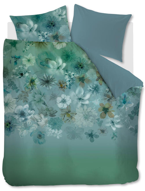 Beddinghouse dekbedovertrek Lou - 240x200/220 cm - blauw groen - vtwonen shop