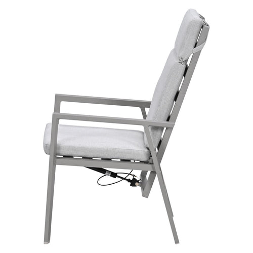 Garden Impressions Kasper tuinstoel verstelbaar - taupe