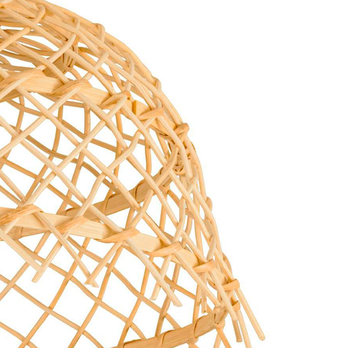 EGLO plafondlamp Ausnby - e27 - ø 37 cm - zwart/hout