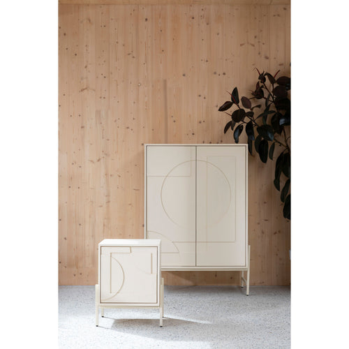 Zuiver Faces Kast/ Opbergkast Hout Beige - vtwonen shop