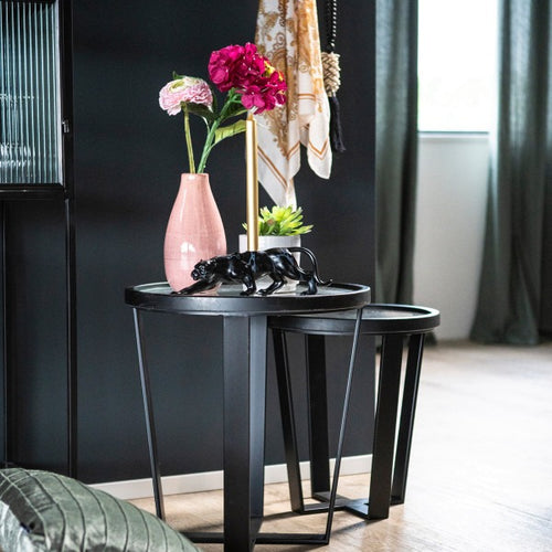 FurniLux Salontafel Loup Small Set Van 2 - 50x50x52cm - vtwonen shop