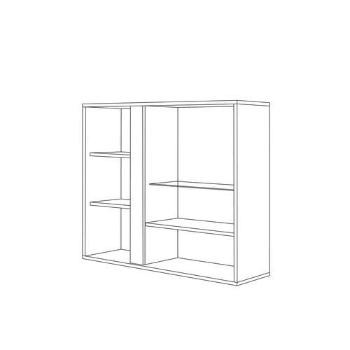 FurniLux Sharons choice-Wandkast - 96.4x30x82cm