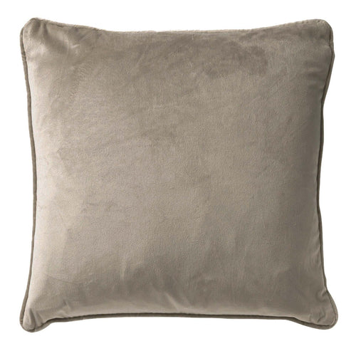 KUSSENSET - 4-delig - Velvet Elegance - 45x45 cm - inclusief binnenkussens - antraciet, taupe