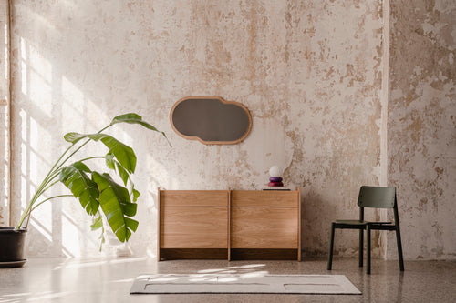 noo.ma TAFLA Eiken spiegel - Oak - vtwonen shop