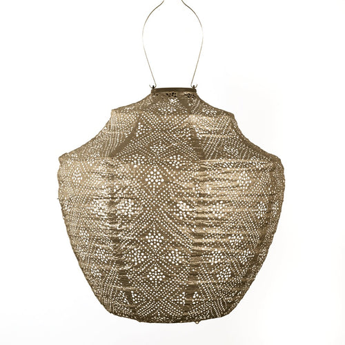 Lumiz solar lampion - topaze crown - 40 cm - goud