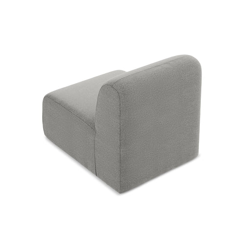 LaMiaSofa Bankmodule midden Cervo - bouclé - lichtgrijs - 70x94x75