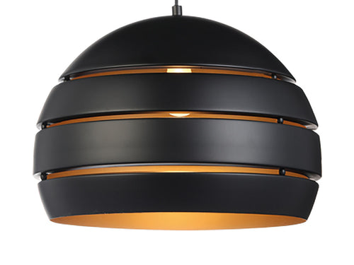 Freelight hanglamp Djarin - 1 lichts - 40  x 150   cm - zwart goud - vtwonen shop