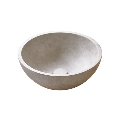 Tikamoon Ronde waskom in grijs beton ∅ 36 cm - Grijs