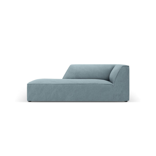 Cosmopolitan Design - Linker meridiaan Siena ribfluwelen lichtblauw - 181x93x69cm