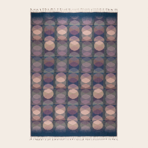 Madura Werpen Laïli blauw en 4 verschillende kleuren 140x200 cm