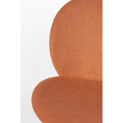 Zuiver Bonnet Chair Terracotta  - Set van 2 - vtwonen shop