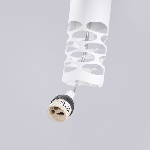 Sollux Lighting Hanglamp LIRO 3L wit - 40x6x125cm