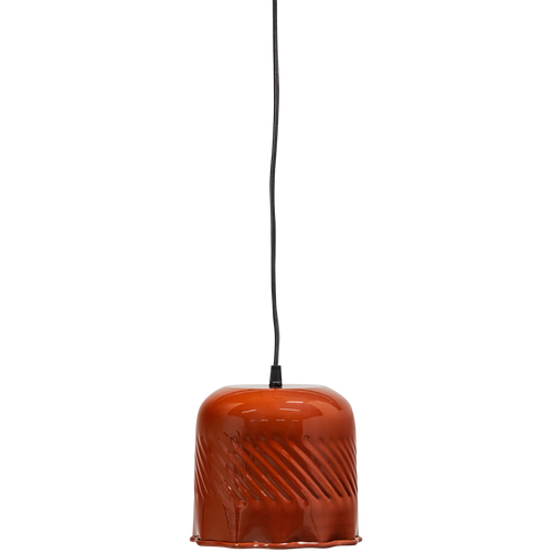 WOOOD hanglamp Arleso - Metaal - Oranje/Bruin - 18x17x17 - vtwonen shop