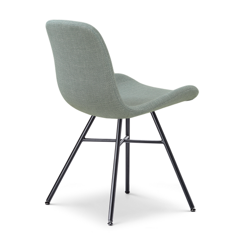 Nolon Noa-Fé eetkamerstoel saliegroen - zwart onderstel - vtwonen shop