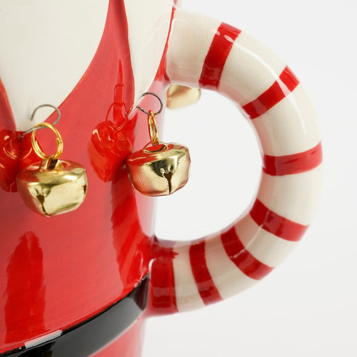 Mica Decorations Funny Bloempot - L29 x B18 x H17 cm - Dolomiet - Rood