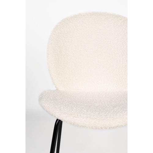 Zuiver Bonnet Eetkamerstoelen Off-White - Set van 2 - vtwonen shop