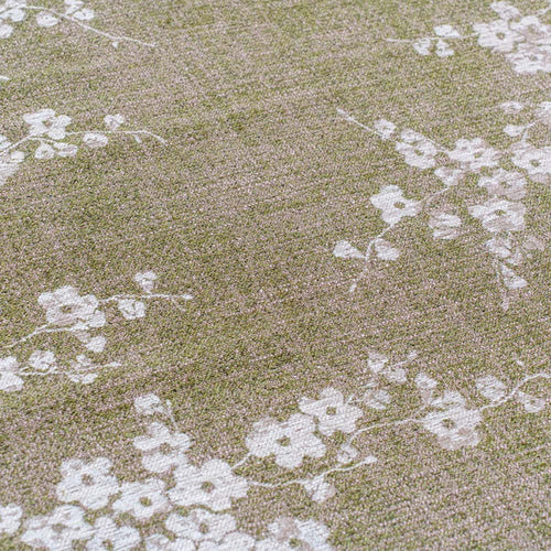 Louis De Poortere binnen & buiten machinewasbaar vloerkleed Sakura van 70% gerecycled PET - groen - 170x235cm