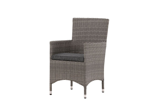 Rebellenclub Tuinstoel Malta - Set van 2 - Grijs