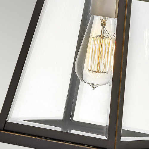 Elstead Hinkley Bainbridge Buitenwandlantaarn in olie gewreven brons met Heritage Brass-accenten, IP44