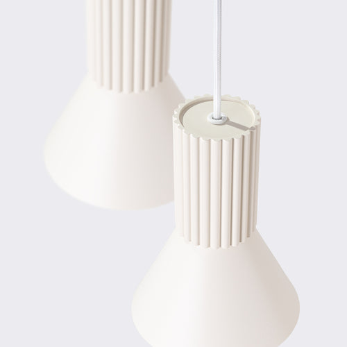 Sollux Lighting Hanglamp ESTRIA 3P beige - 30x30x120cm