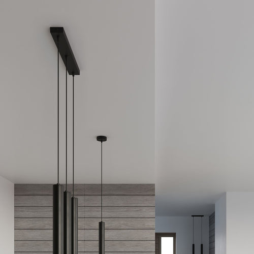 Sollux Lighting Hanglamp WEZYR 3 zwart - 45x6x120cm