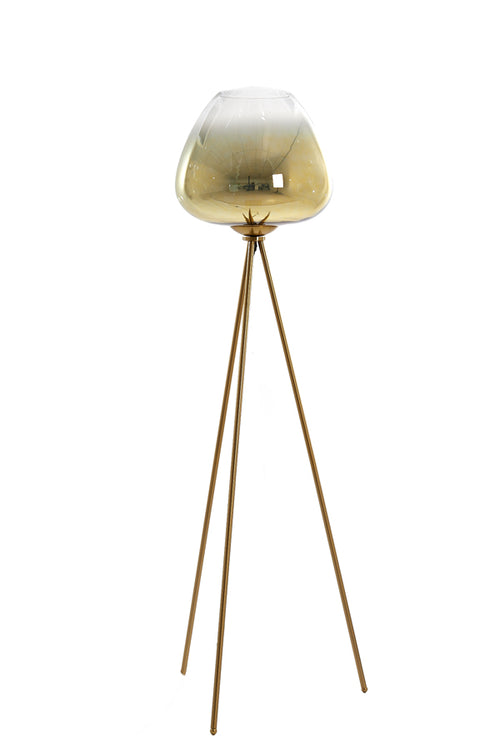 Light & Living vloerlamp MAYSON - Ø42x146cm - goud - vtwonen shop