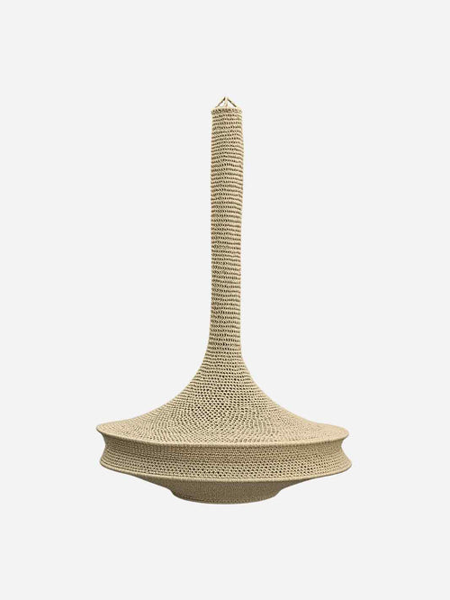 NOA MAY Hanglamp Lola - beige - katoen - Ø 60 x h 80 cm (large)