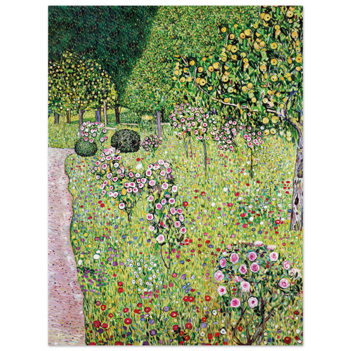 Artfulprints  Gustav Klimt - Orchard with roses   poster 30x40 cm - vtwonen shop