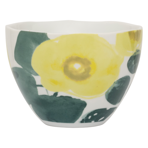 Urban Nature Culture Good Morning kopje Cappuccino/Tea Floral Art - Limelight - Ø 11x8cm - vtwonen shop