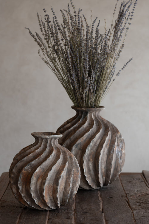 J-Line vaas Ballon Antiek - polyresin - large - Ø 34.5 cm - vtwonen shop