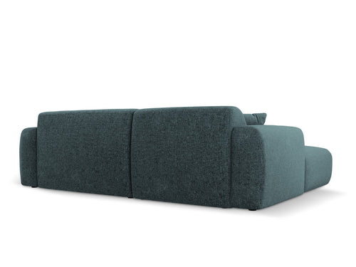 Cosmopolitan Design rechter hoekbank Nolio 4-zits, chenille, olie - 170x235x72cm