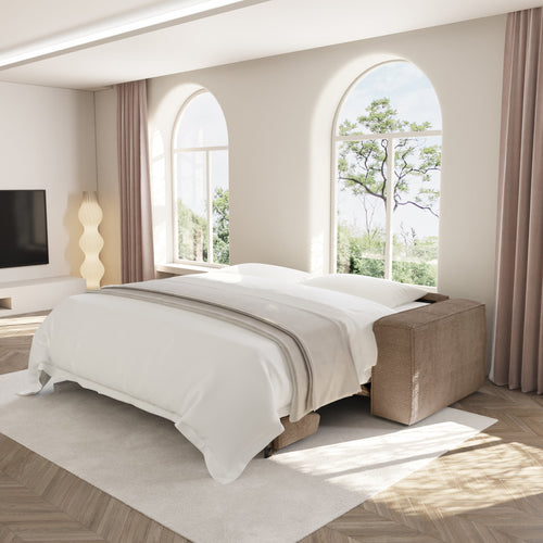 Sia Home - Rechte bank JOAN - Corduroy - Mol - 214cm